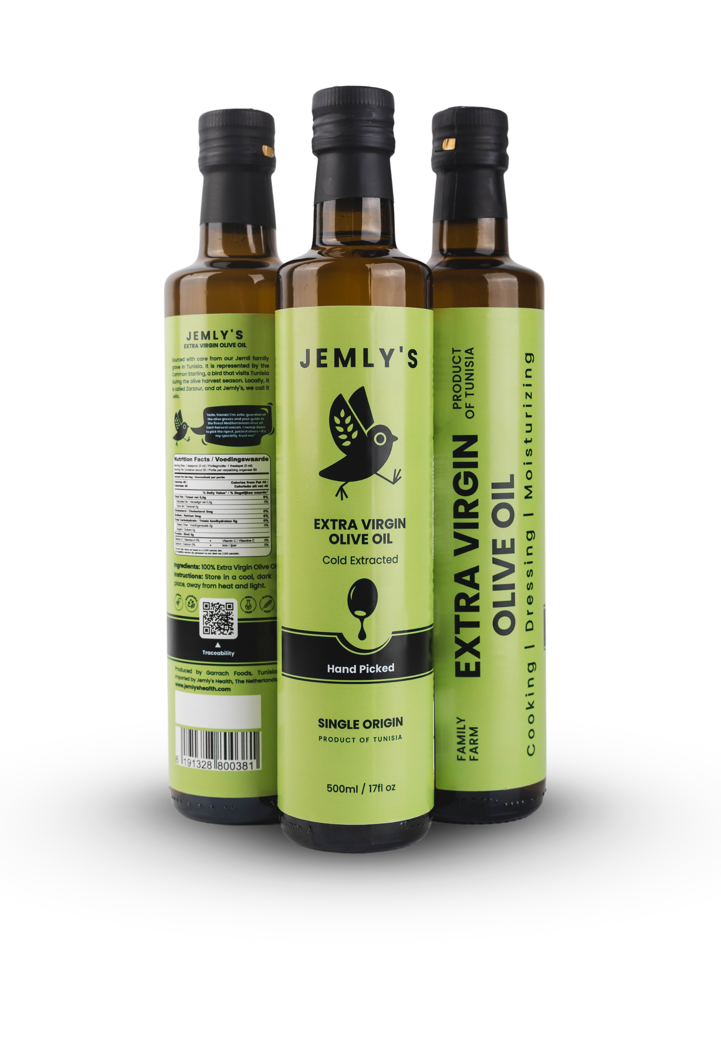 JEMLY'S Extra Virgin Olive Oil 250ml