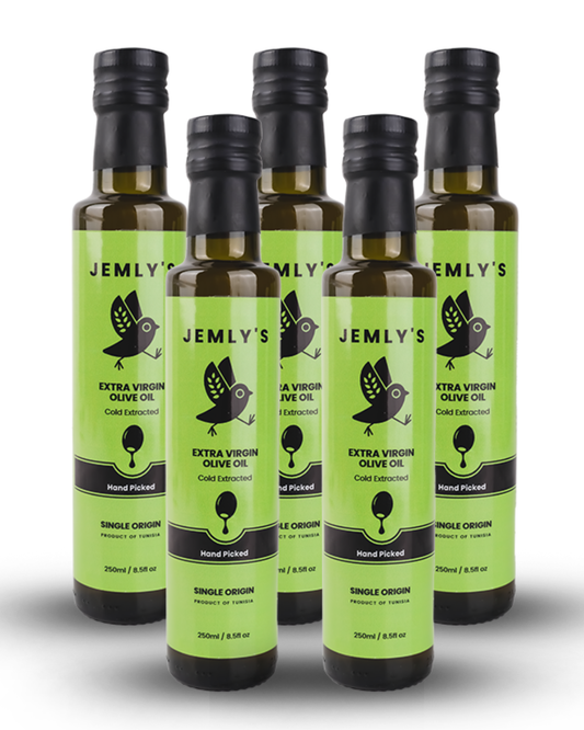 5 X JEMLY'S Extra Virgin Olive Oil 250ml
