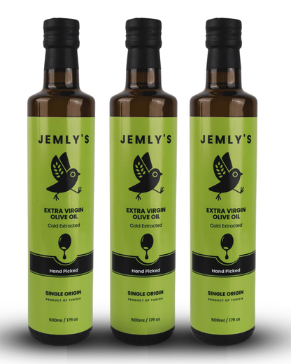 3 X JEMLY'S Extra Vierge Olijfolie 500ml